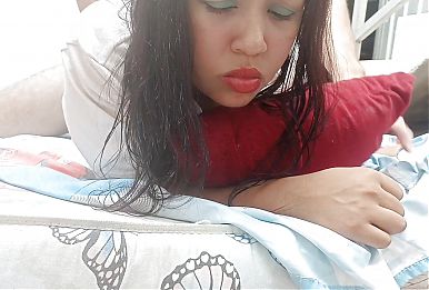 what are you doing? Dont cum inside the stepmom! stepson fucks stepmom