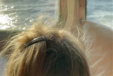 Doggy on a cruise ship with jizz on ass
