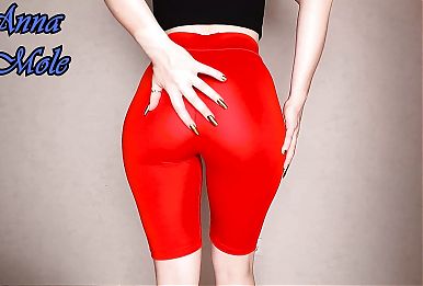 Yoga Tights PAWG in Spandex Leggings Loudly Spanks Her Juicy Ass Breeches